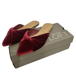 Ann Taylor LOFT mules